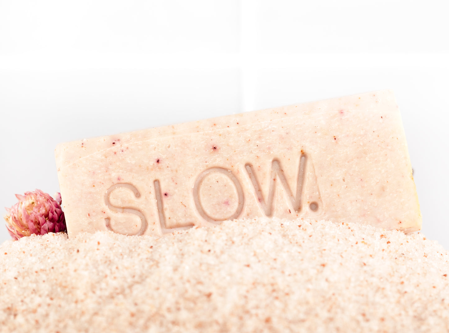 Sabonete Sal dos Himalaias - Patchouli, Alfazema e Gerânio