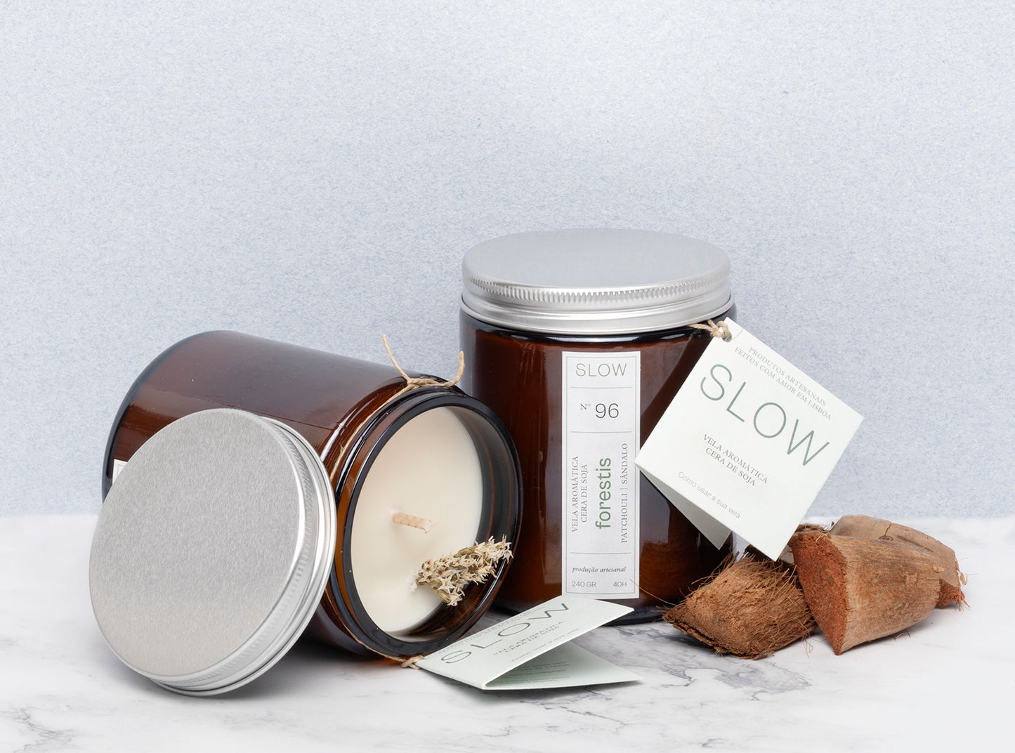 Vela Jar Forestis - Patchouli e Sândalo