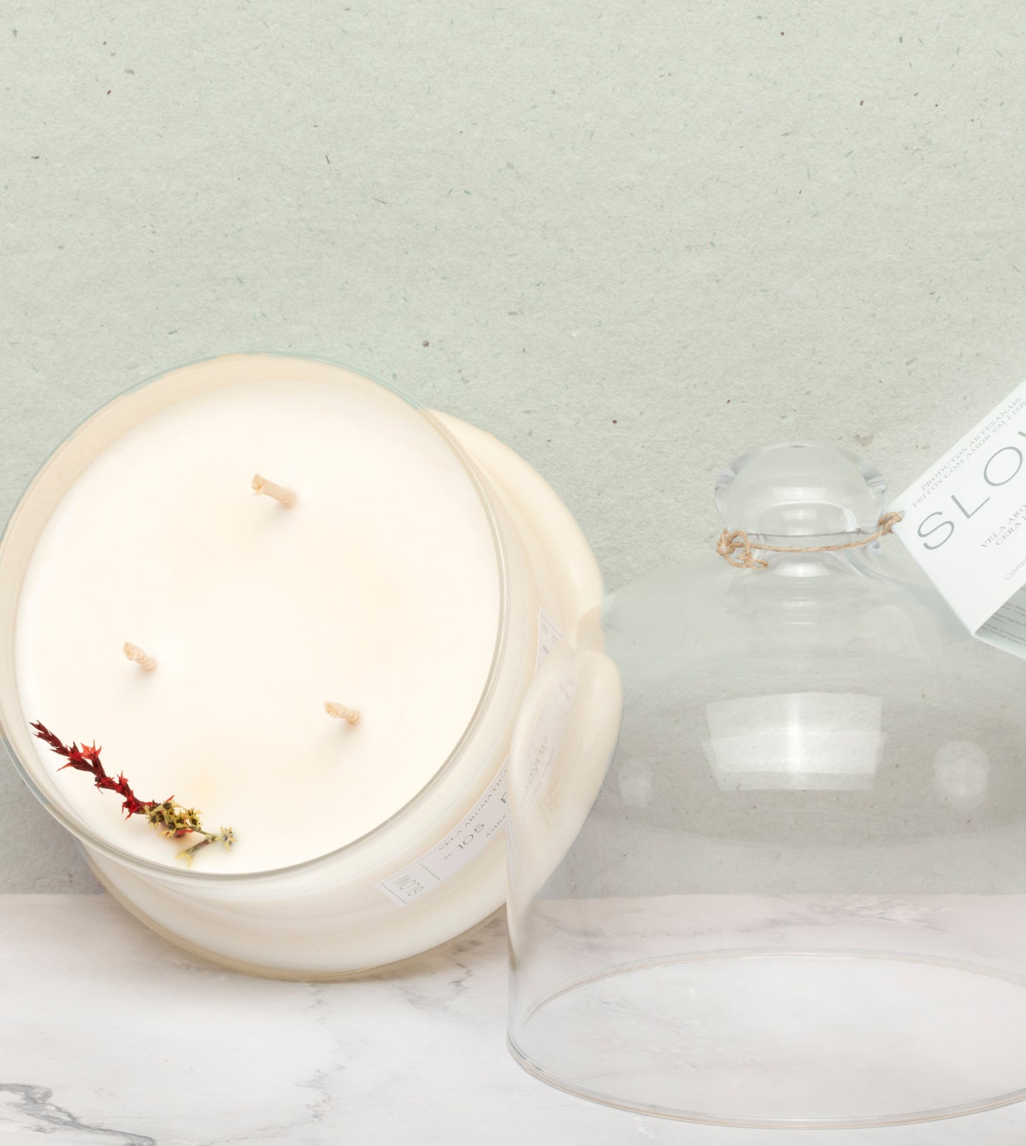 Vela Bomboniere Papyrus - Âmbar e Fava Tonka