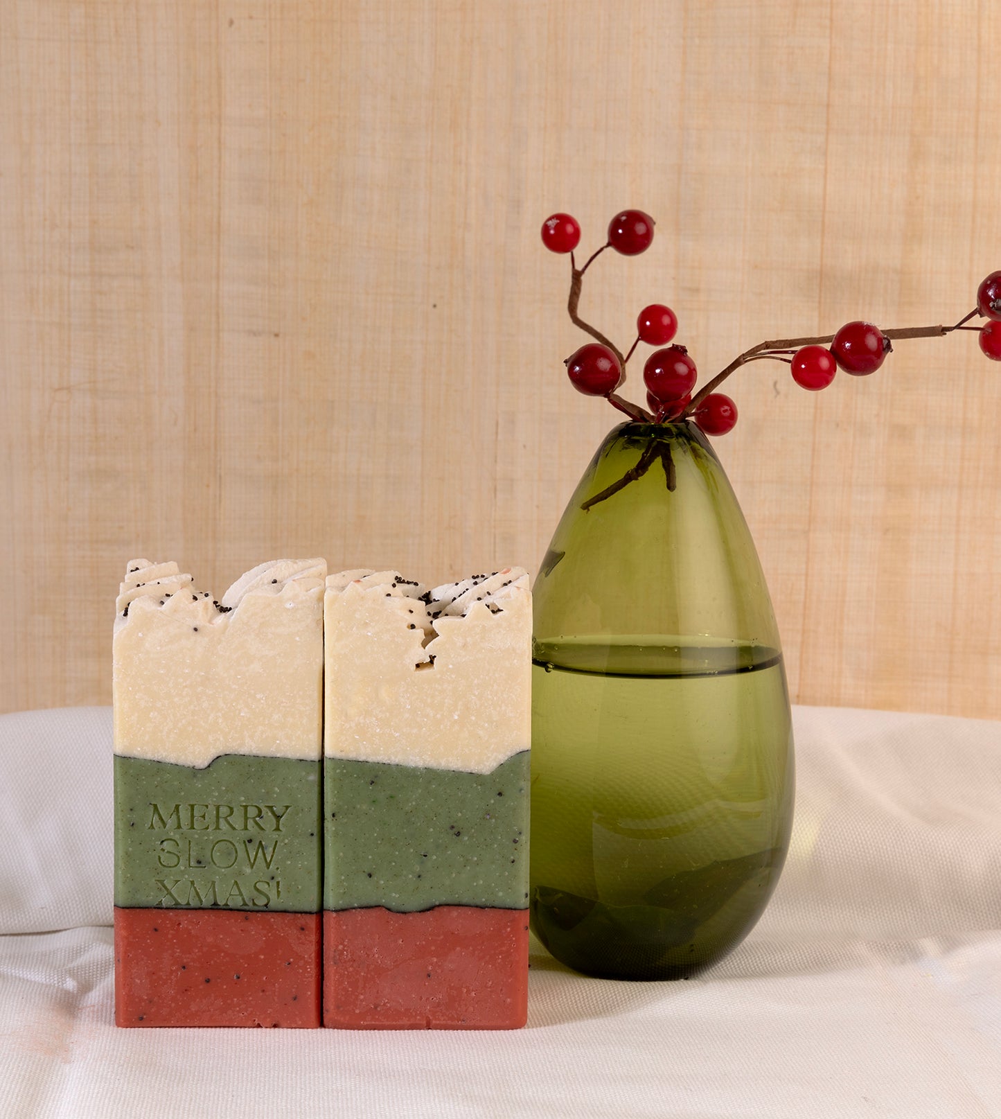 Sabonete "Xmas Colors" - Alfazema, Palmarosa e Gerânio