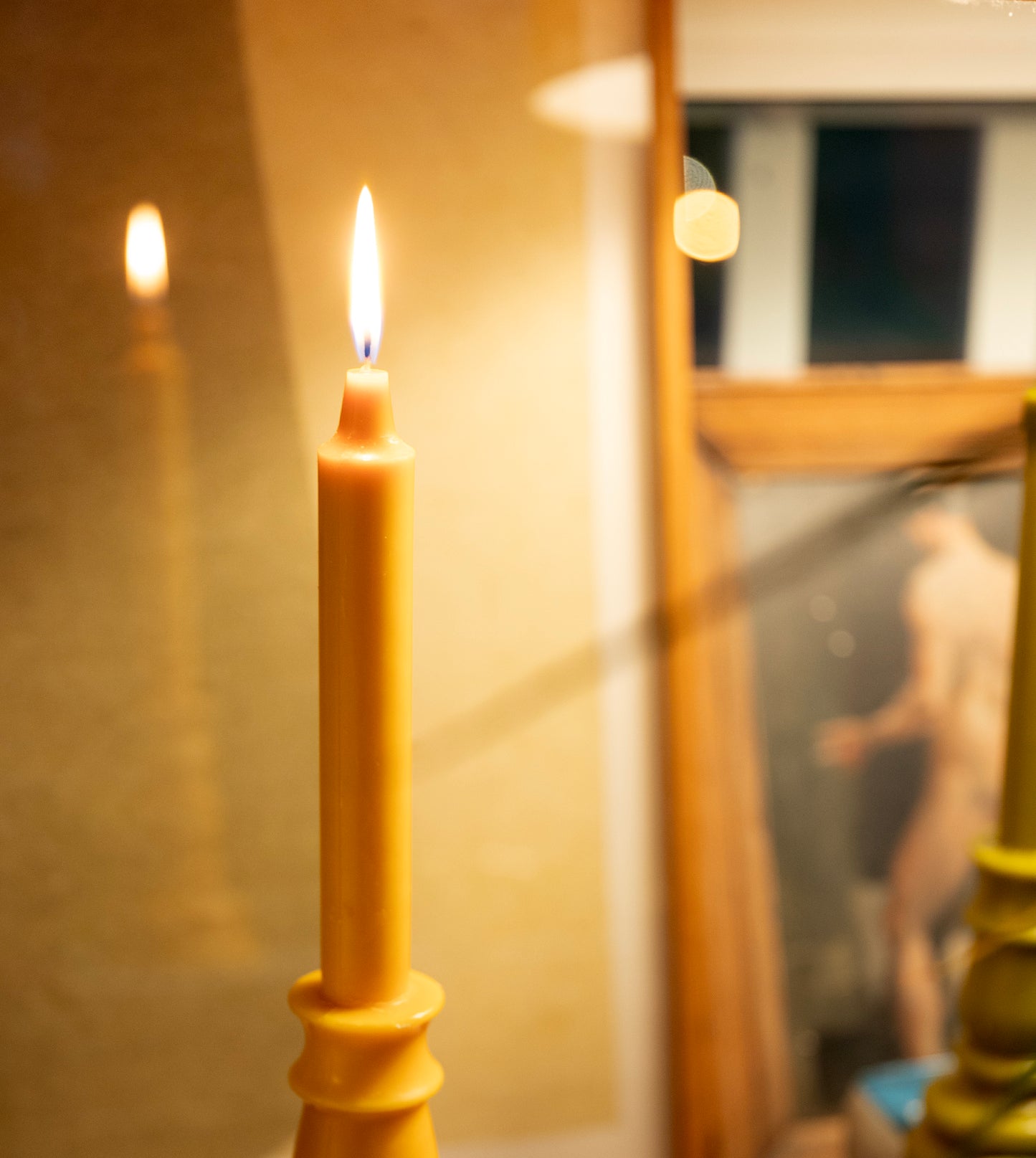 Vela Castiçal Bergamota