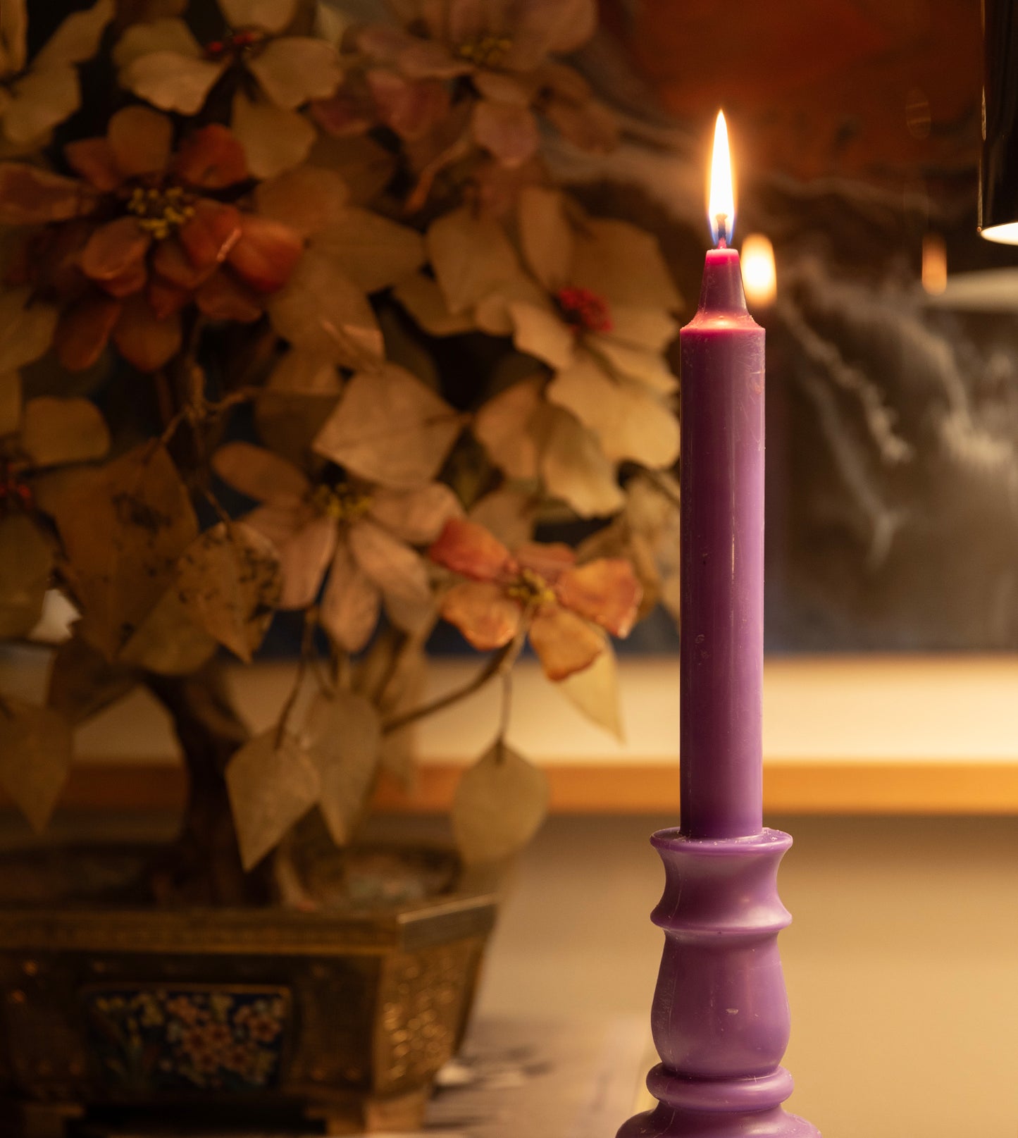 Vela Castiçal Alfazema