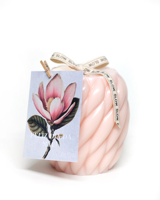 Vela Dia da Mãe Cor de Rosa