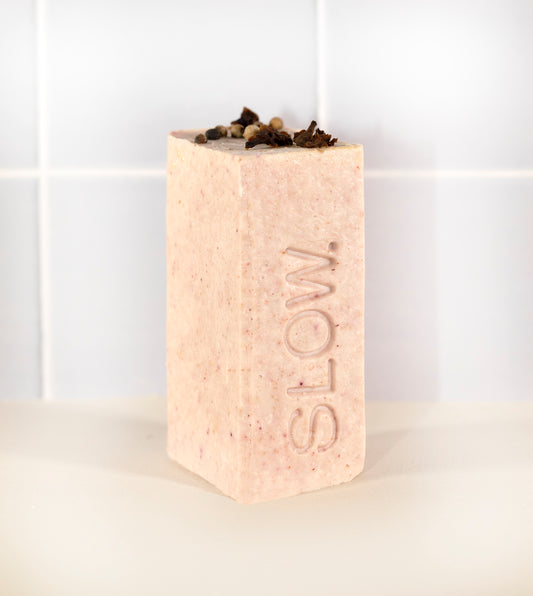 Sabonete Sal dos Himalaias - Patchouli, Alfazema e Gerânio