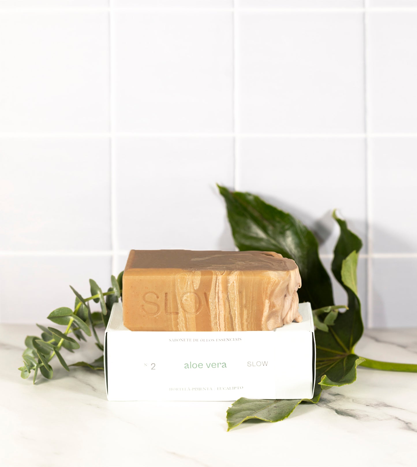 Sabonete Aloe Vera - Hortelã-pimenta e Eucalipto