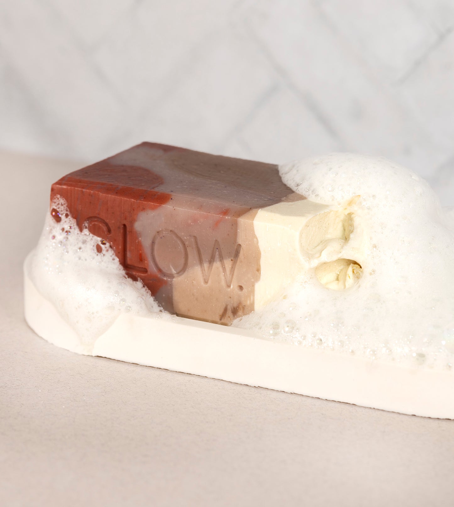 Sabonete Tigre Rosa - Laranja, Ylang-ylang, Patchouli, Cravo e Noz-moscada