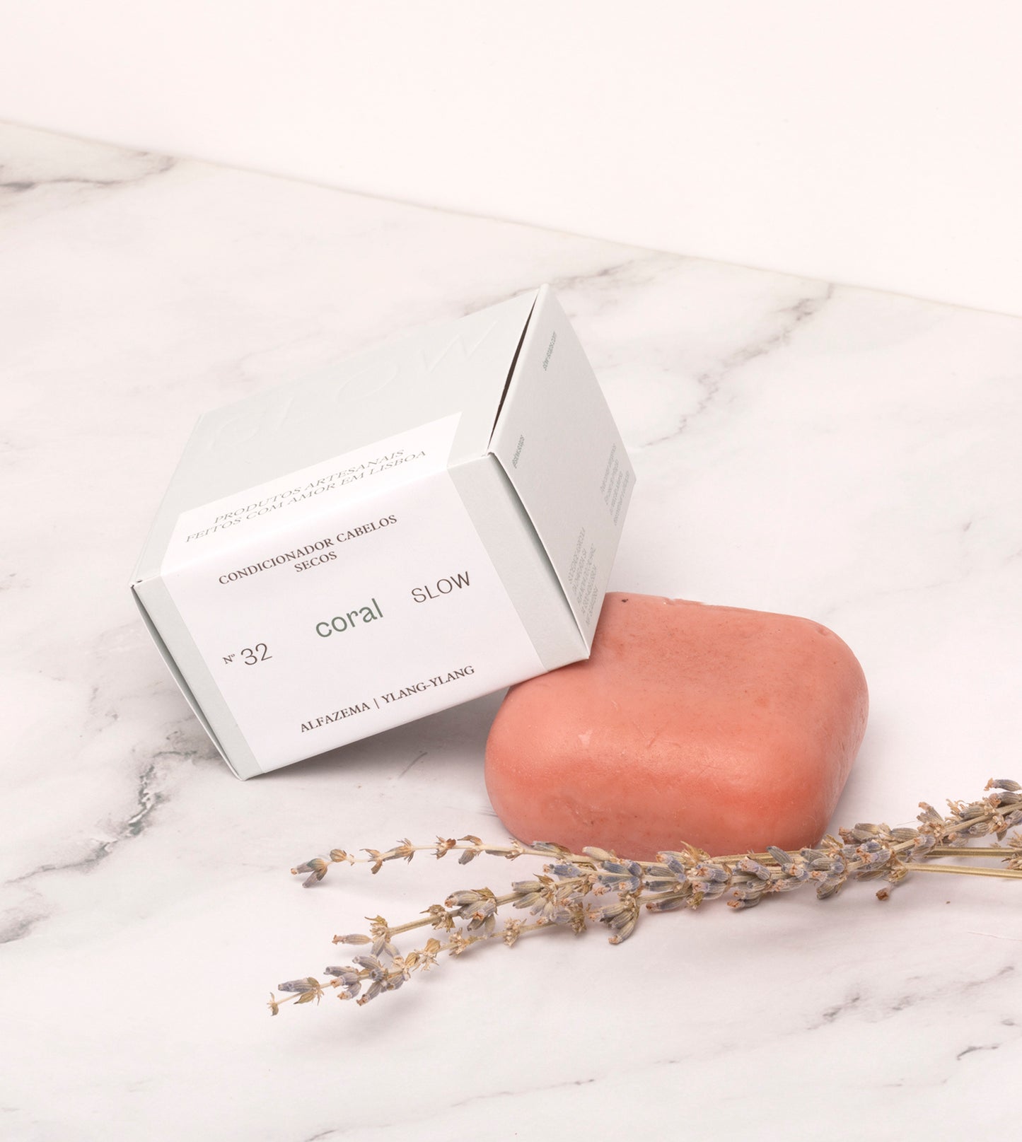 Condicionador Coral para Cabelo Seco - Alfazema, Ylang-ylang e Gengibre