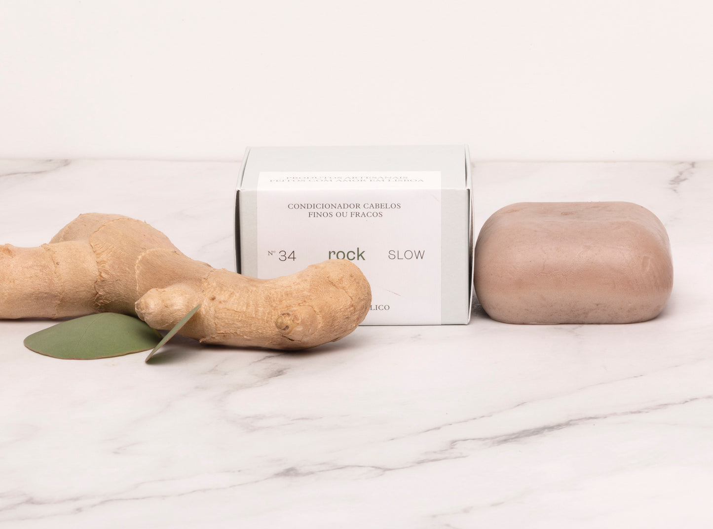 Condicionador Rock para Cabelos Fraco ou Fino - Gengibre e Basílico