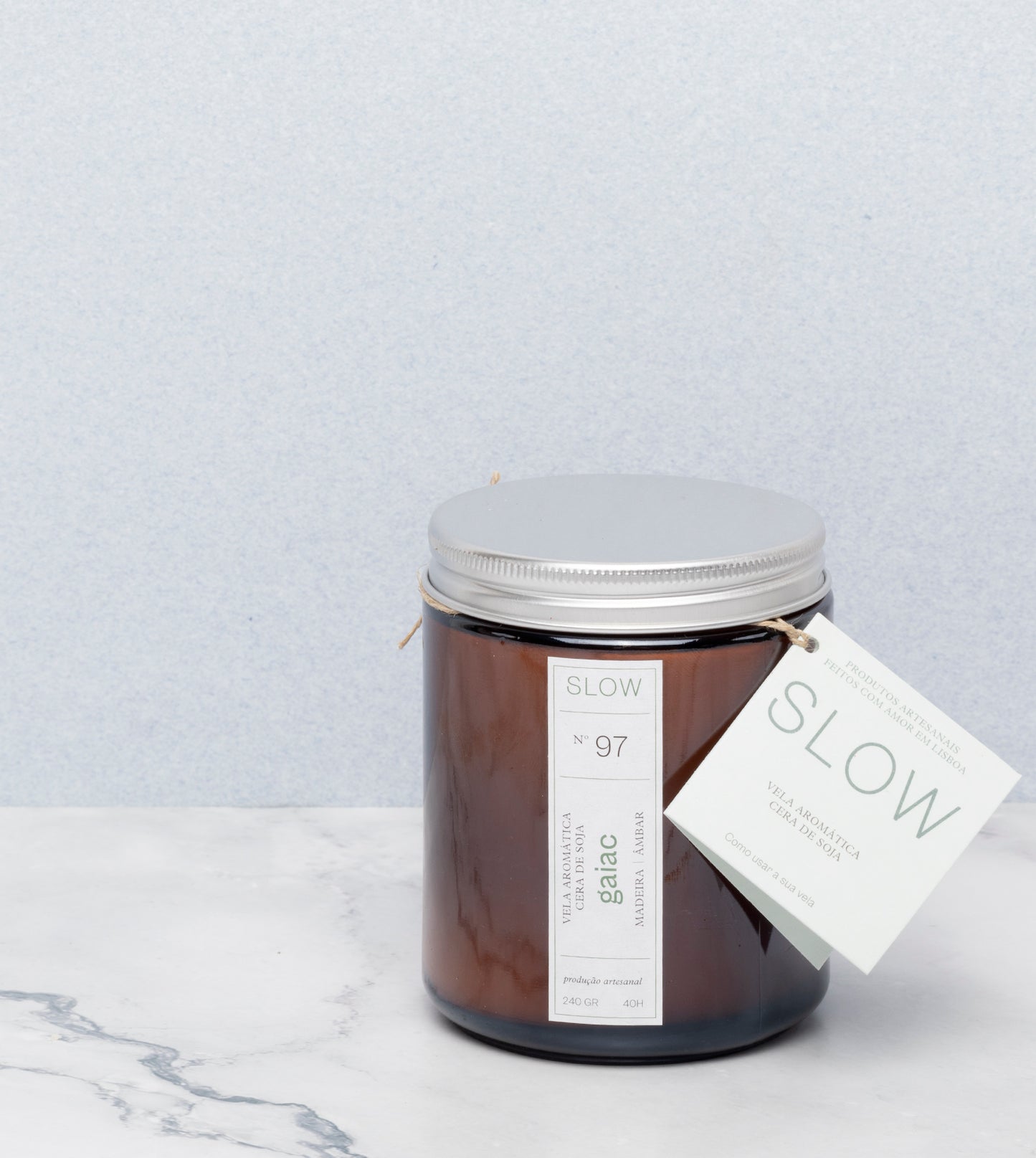 Vela Jar Gaiac - Madeira e Âmbar
