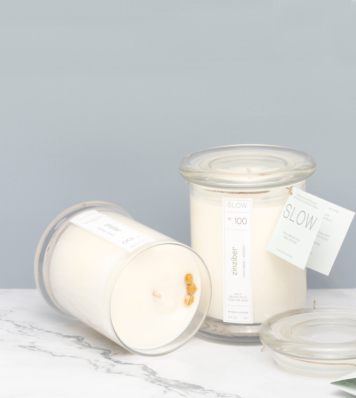 Vela Status Zinziber - Gengibre e Pepino