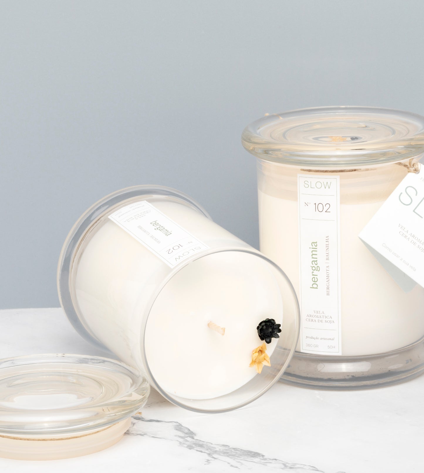 Vela Status Bergamia - Bergamota e Baunilha