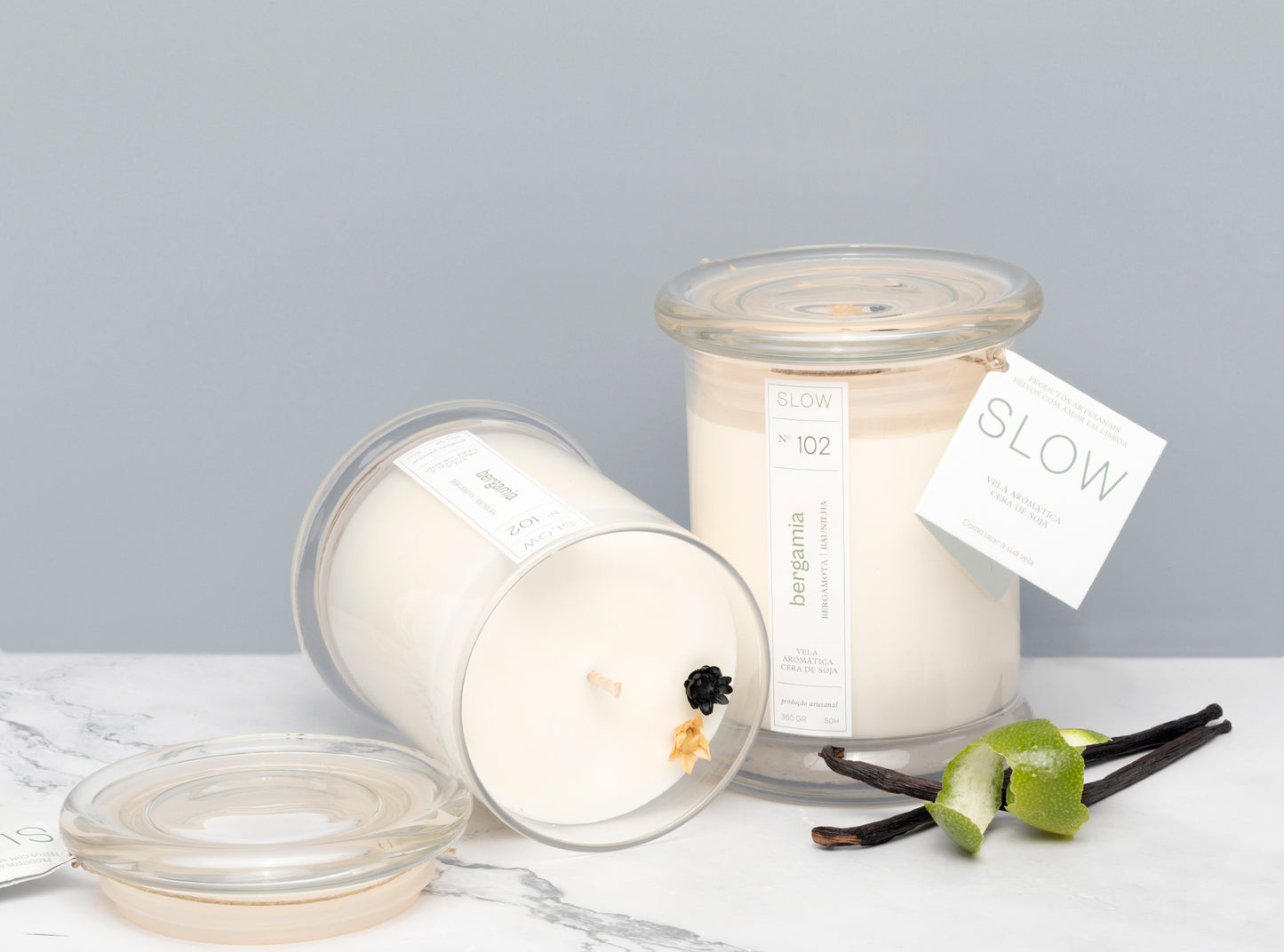 Vela Status Bergamia - Bergamota e Baunilha