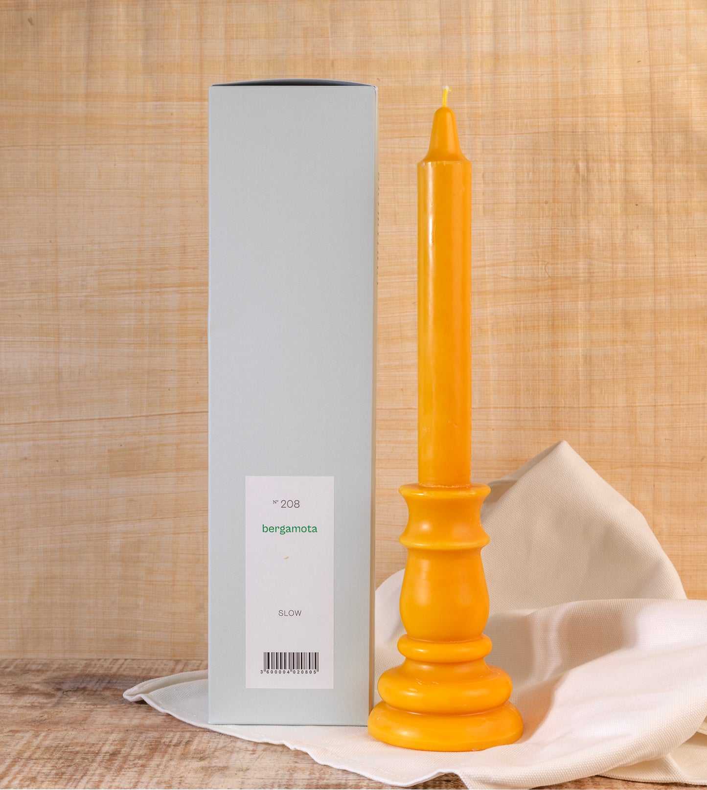 Vela Castiçal Bergamota