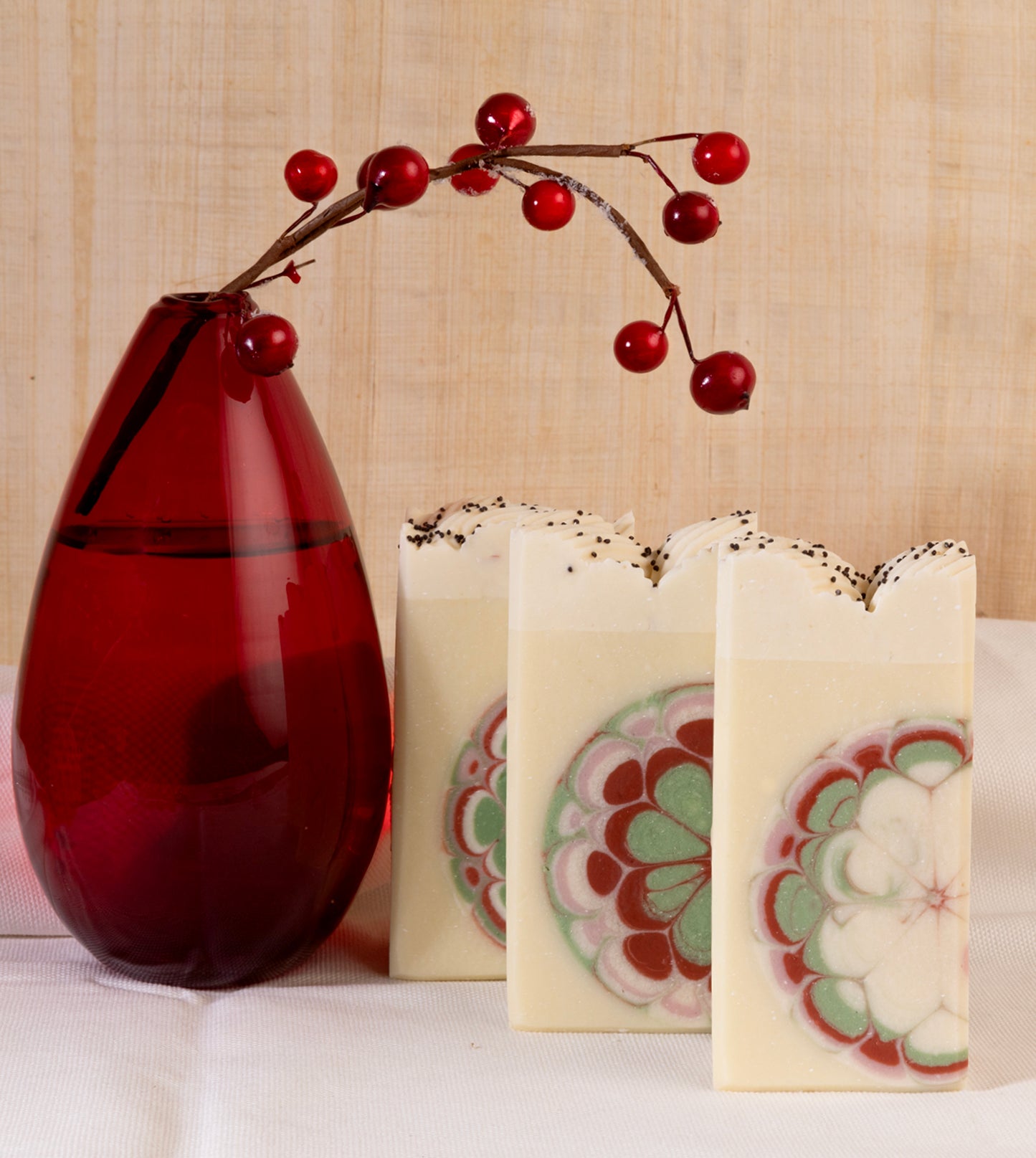 Sabonete "Xmas Kaleidoscope" - Alfazema, Palmarosa e Gerânio