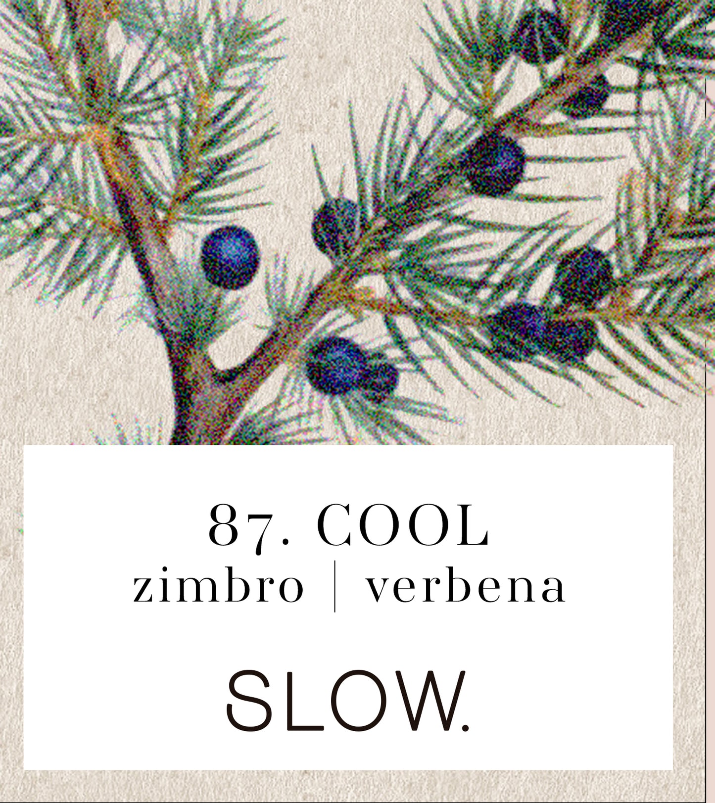 Vela Cool - Zimbro e Verbena