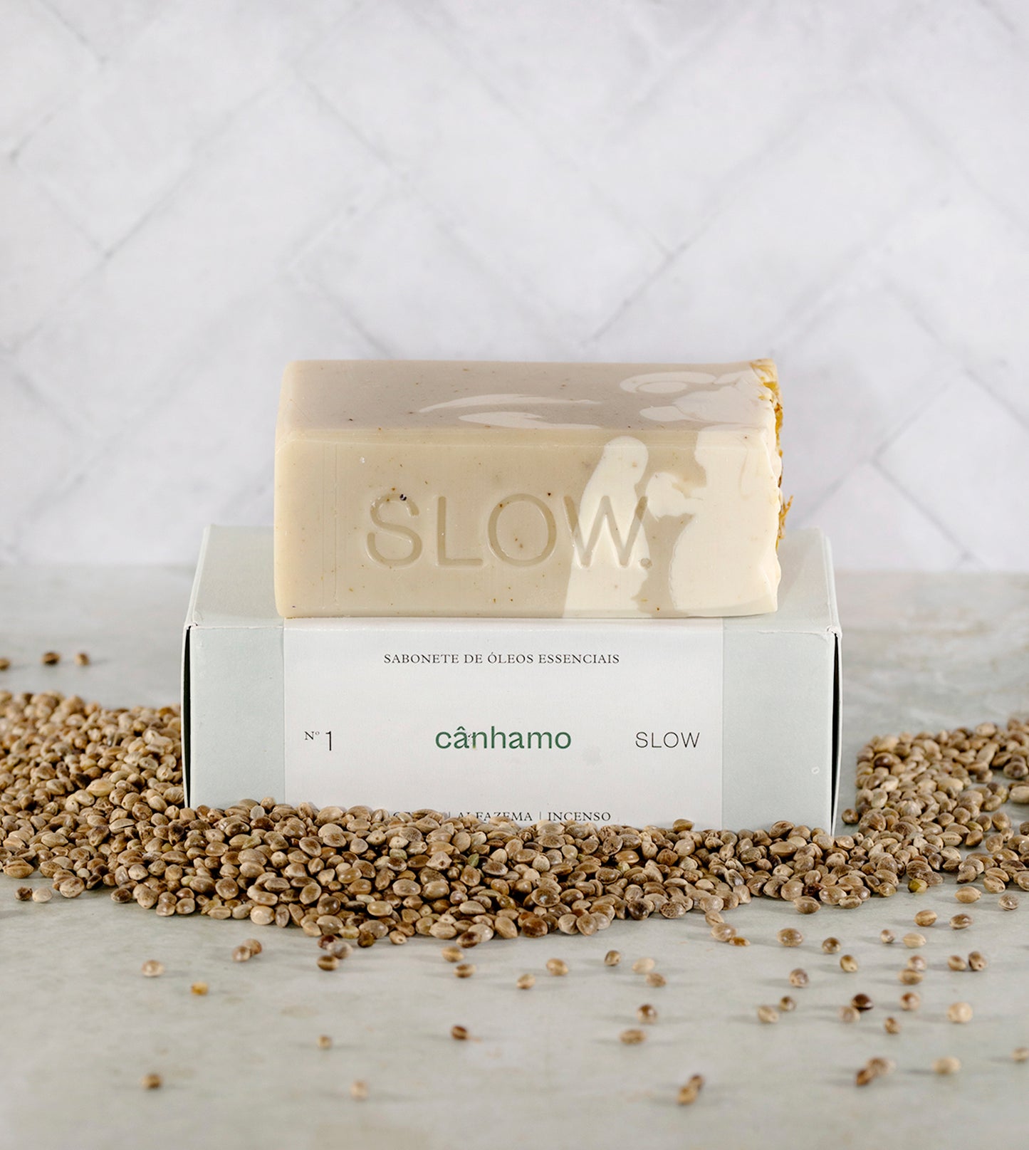 Sabonete de Cânhamo - Cedro, Alfazema e Incenso