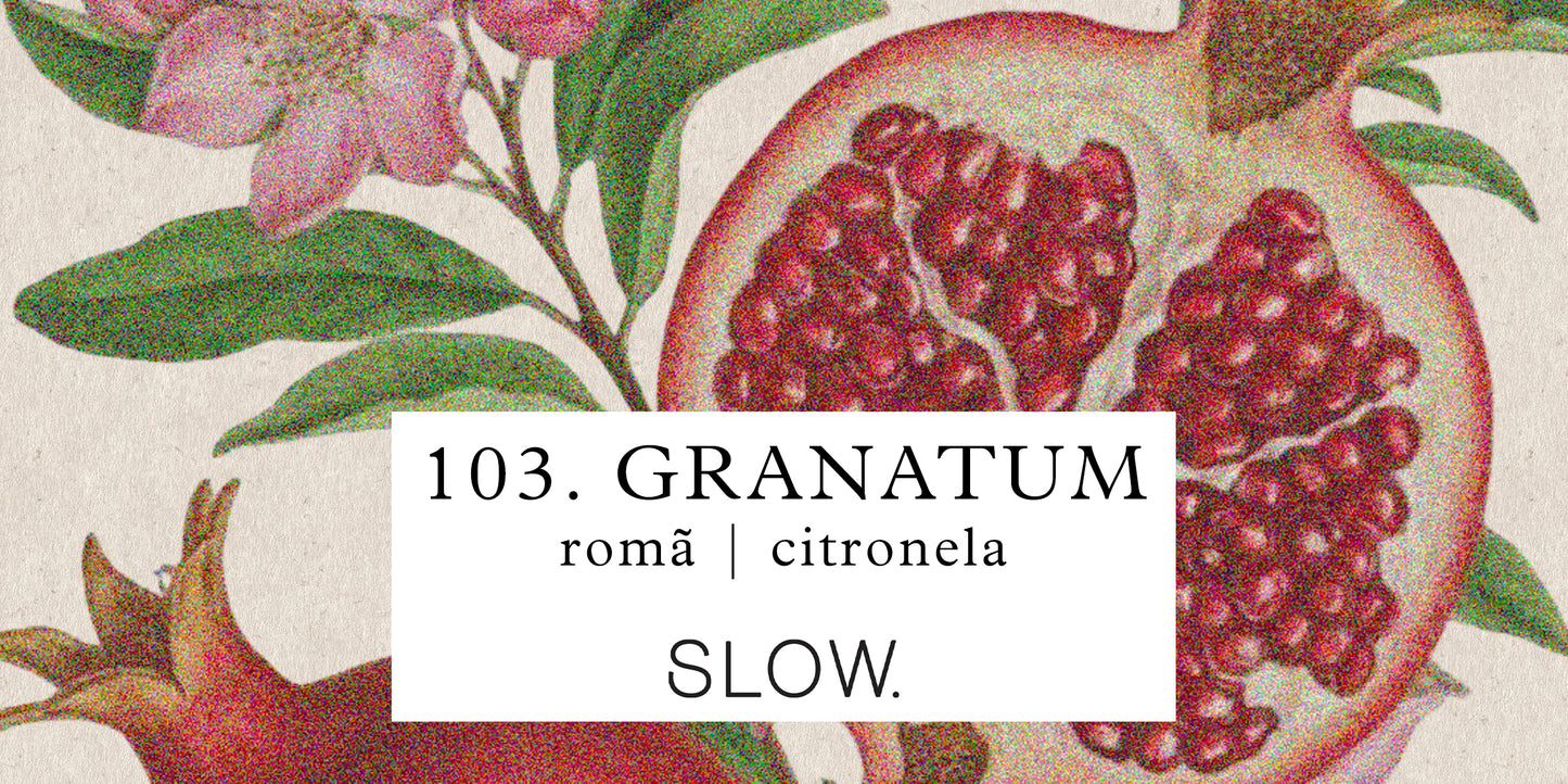 Vela Bomboniere Granatum - Romã e Citronela